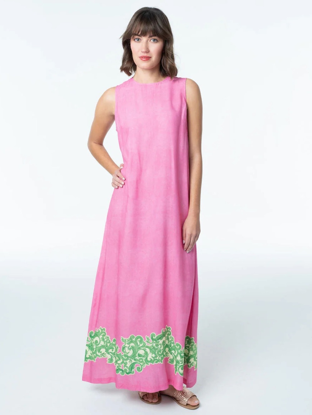 Briton Court Steph Lattice Maxi Dress